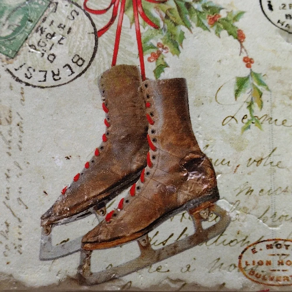 Christmas Coasters set of 4 - Picture 7 of 8